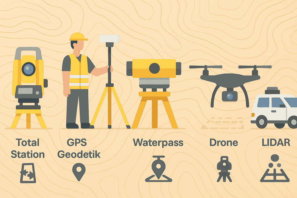 Jenis-Jenis Alat Survey Topografi