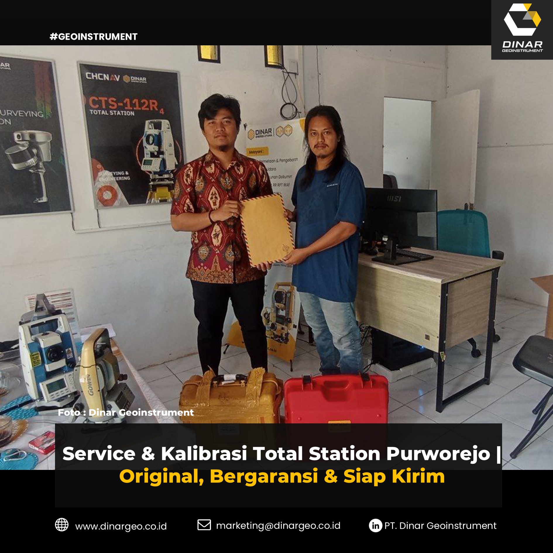 Service & Kalibrasi Total Station Purworejo Original, Bergaransi & Siap Kirim