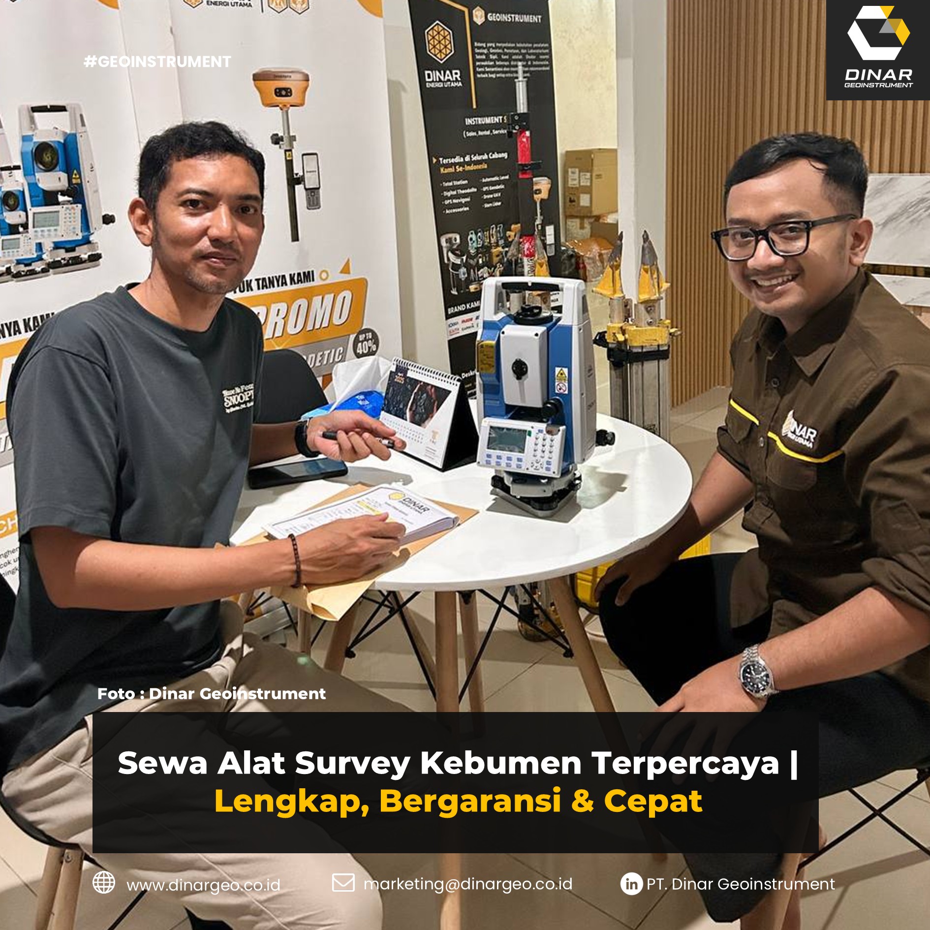 Sewa Alat Survey Kebumen Terpercaya Lengkap, Bergaransi & Cepat (FI)