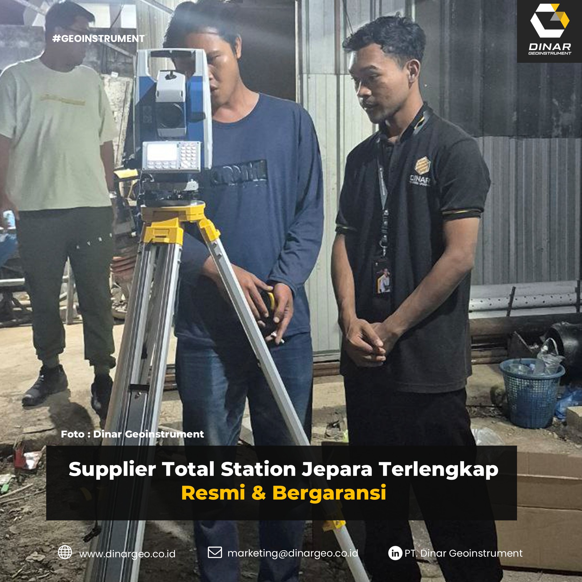 Supplier Total Station Jepara Terlengkap Resmi & Bergaransi (FI)