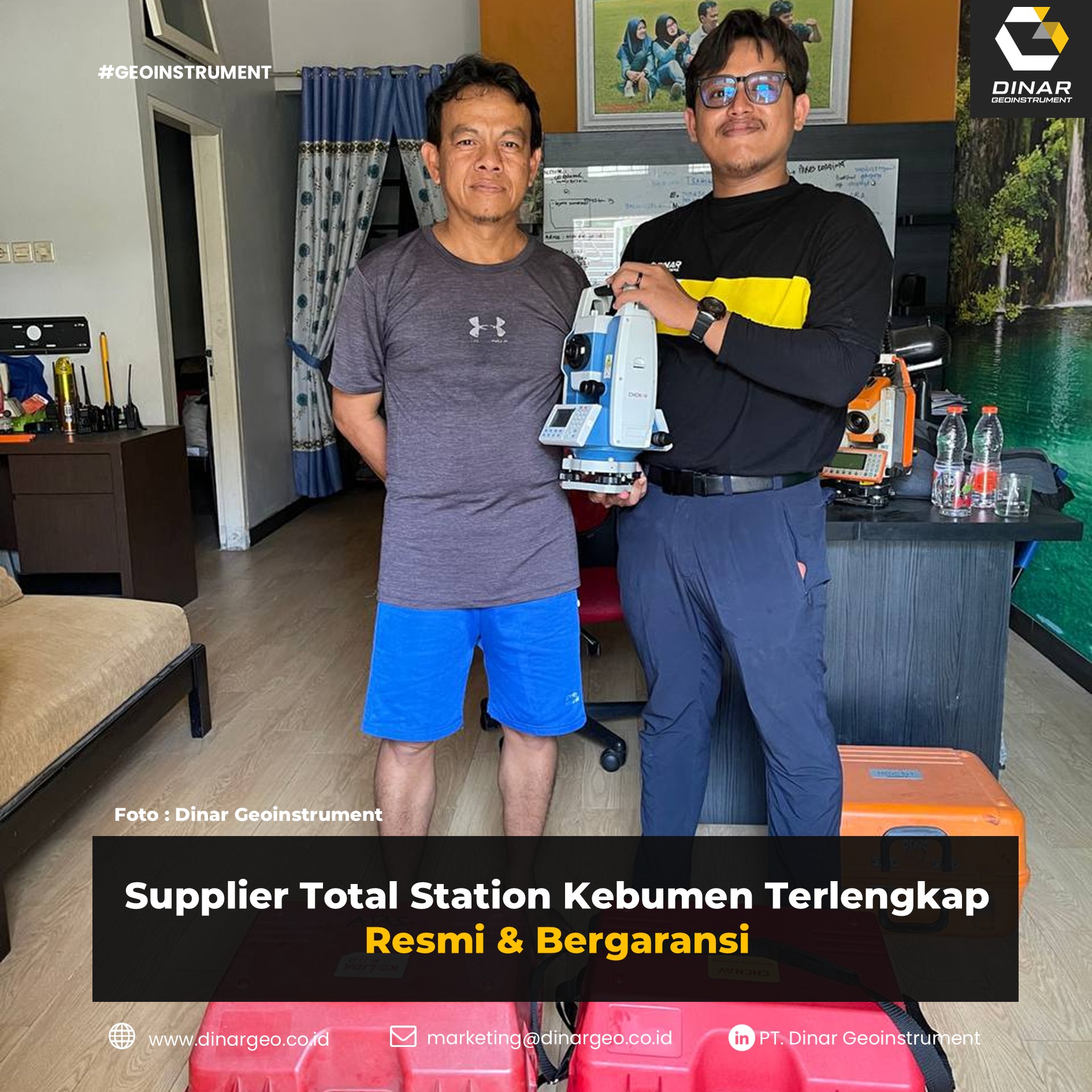 Supplier Total Station Kebumen Terlengkap Resmi & Bergaransi (FI)