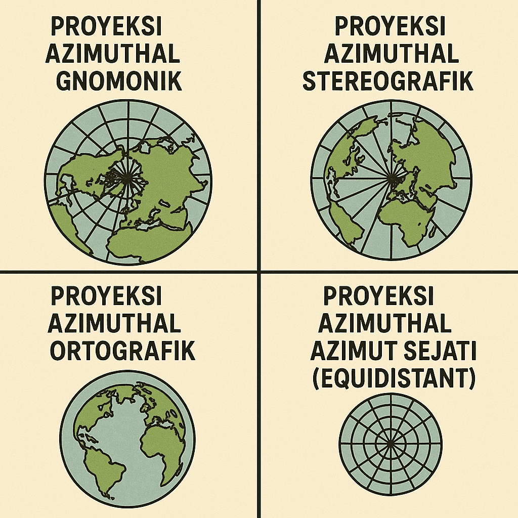 Jenis Proyeksi Azimuthal