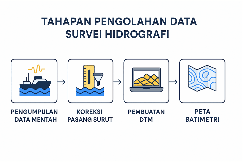 Tahapan Utama Pengolahan Data Survey Hidrografi