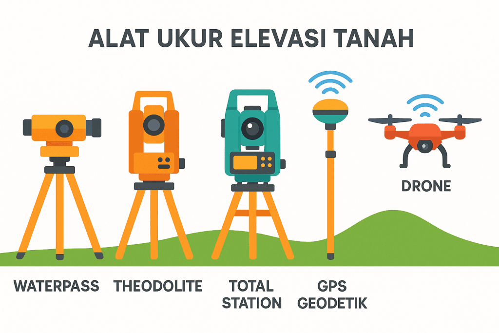 Alat Ukur Elevasi Tanah
