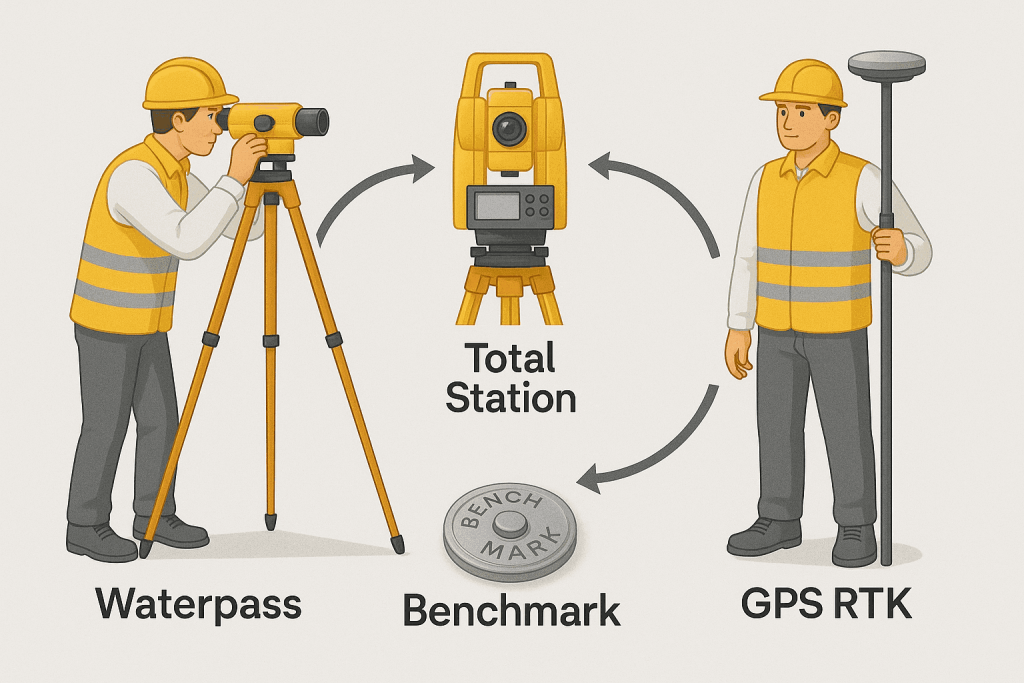 Alur Penggunaan Benchmark dengan Alat Survei