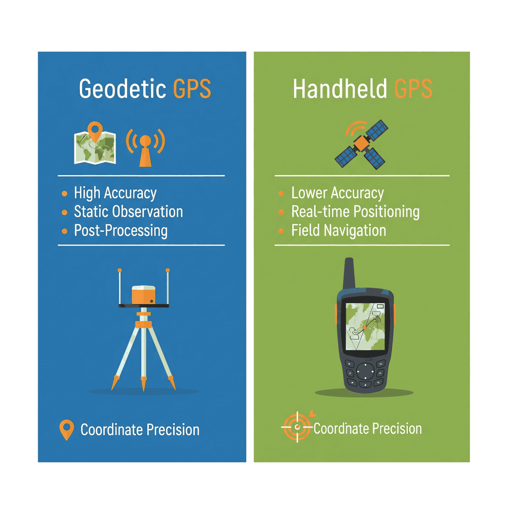 GPS Geodetik vs GPS Handheld