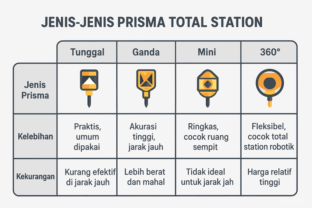 nfografis-flat-vector-semi-realistic-perbandingan-jenis-prisma-total-station