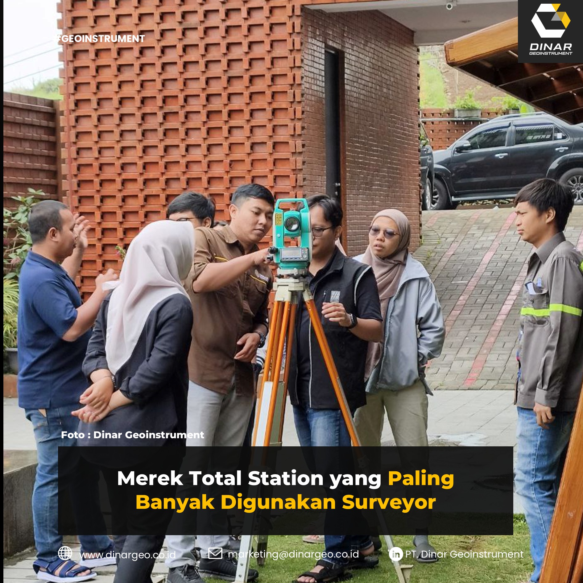 Merek Total Station yang Paling Banyak Digunakan Surveyor