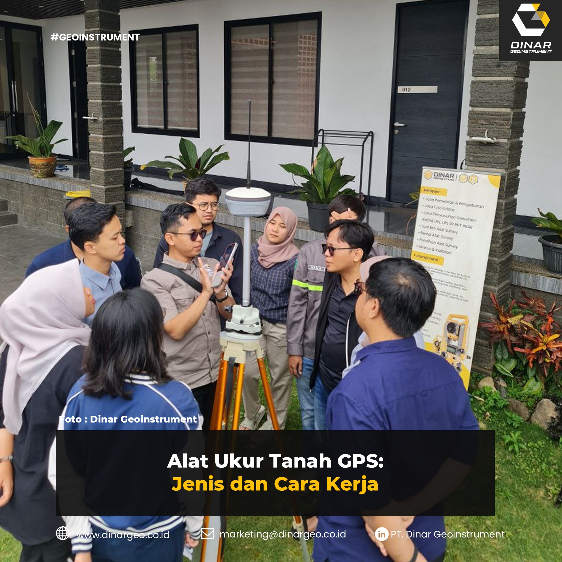 Alat Ukur Tanah GPS: Jenis dan Cara Kerja
