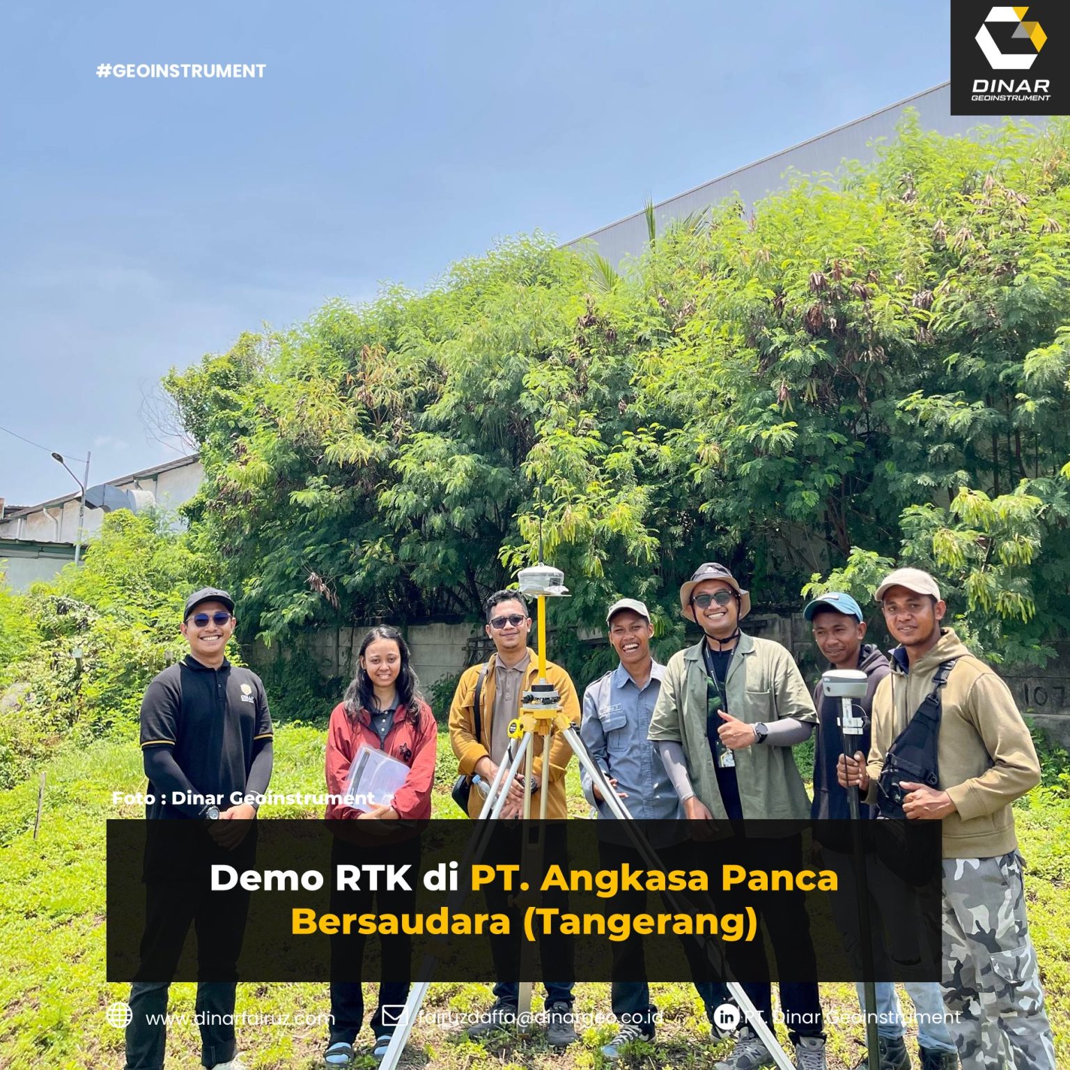 Demo RTK di PT. Angkasa Panca Bersaudara (Tangerang) - Dinar Fairuz