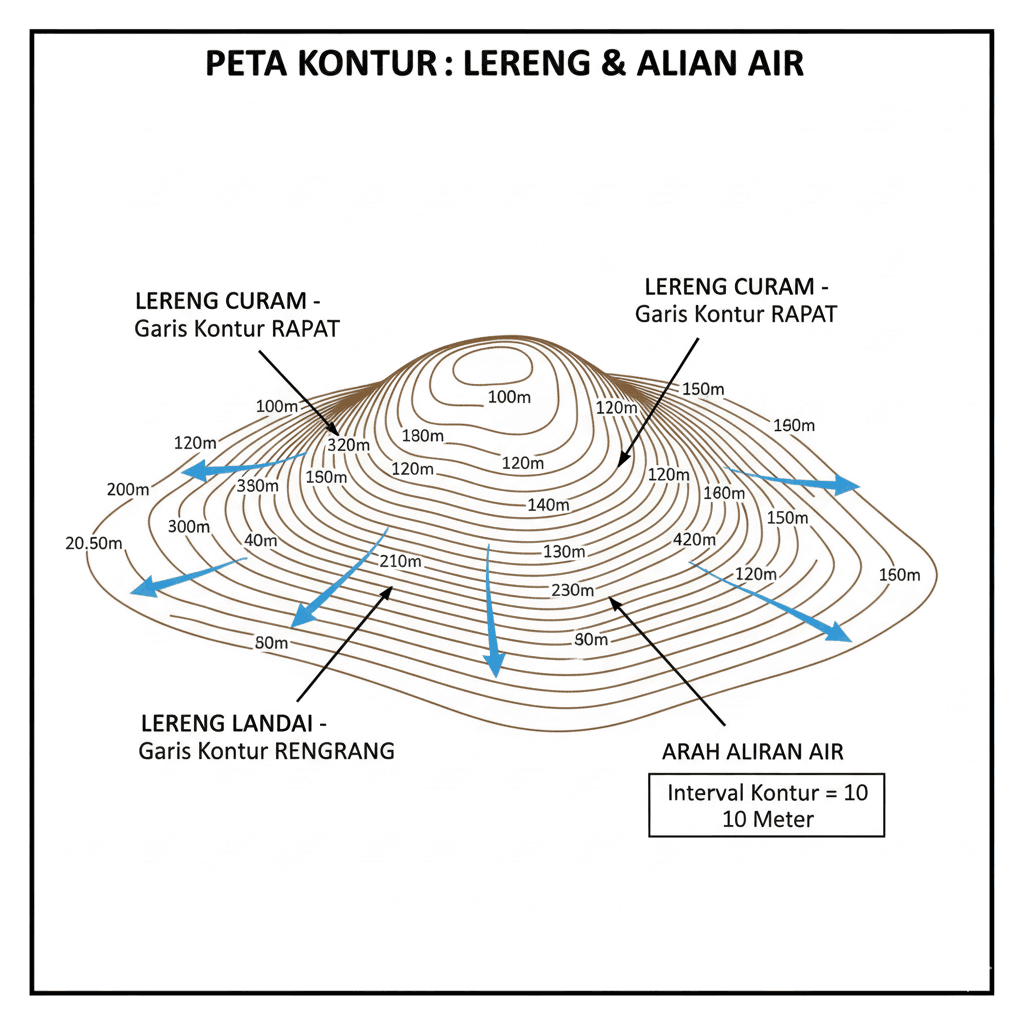 Gambar edukatif peta kontur_11zon