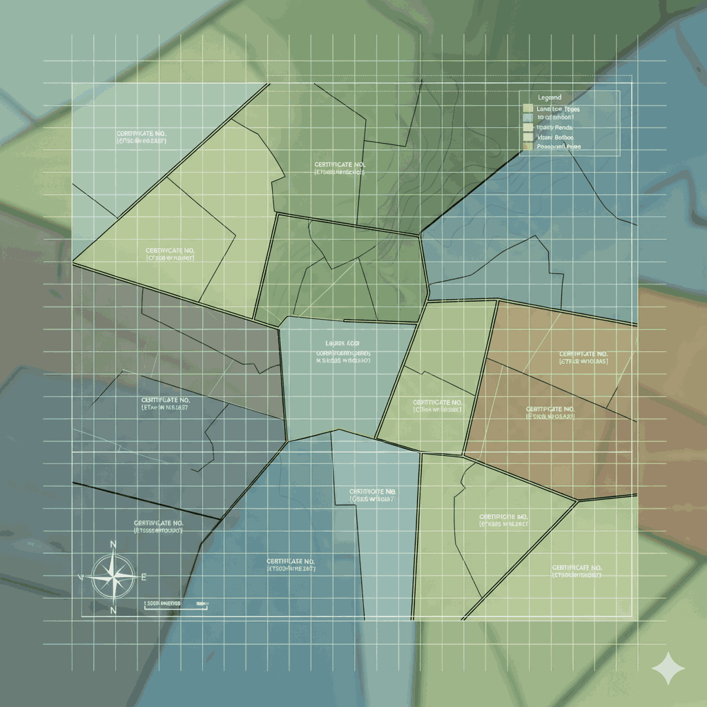 Ilustrasi profesional peta kadaster digital_11zon