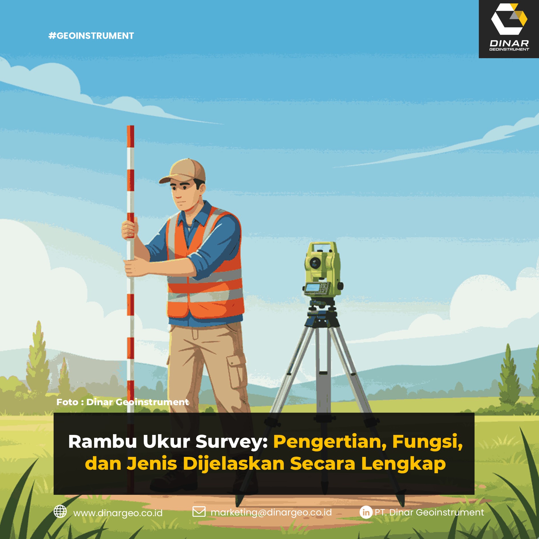 Rambu Ukur Survey Pengertian, Fungsi, dan Jenis Dijelaskan Secara Lengkap (FI)
