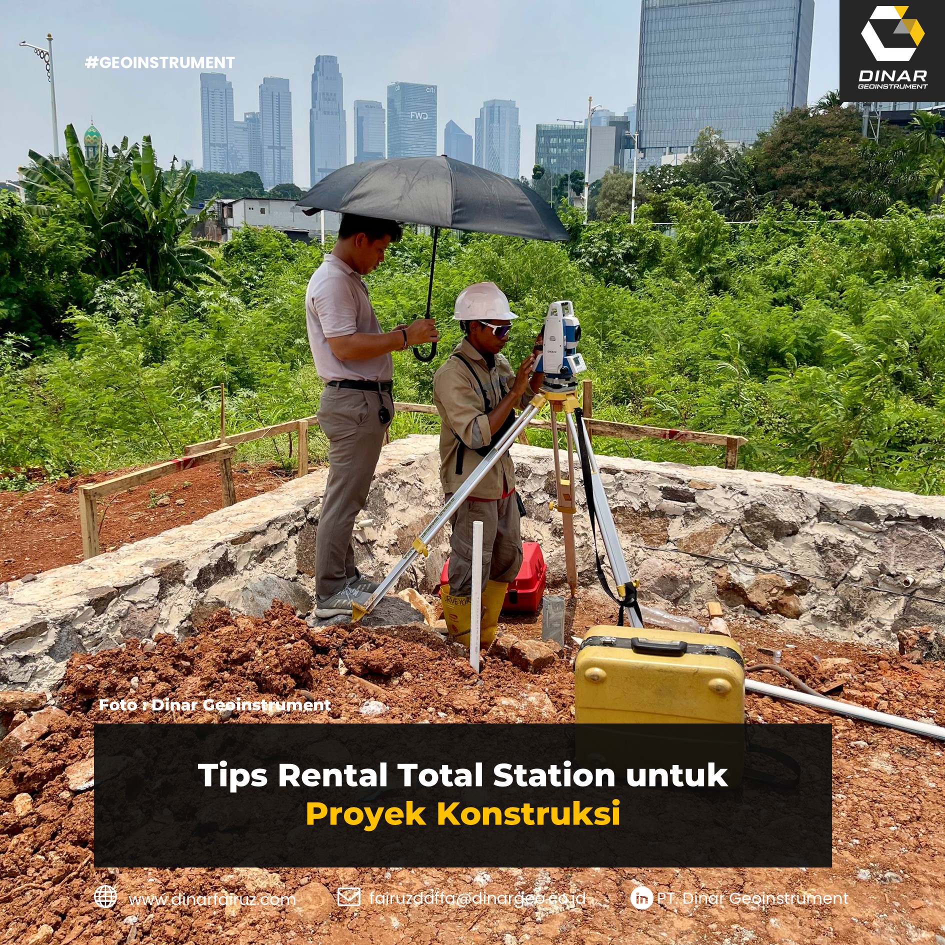 Tips Rental Total Station untuk Proyek Konstruksi