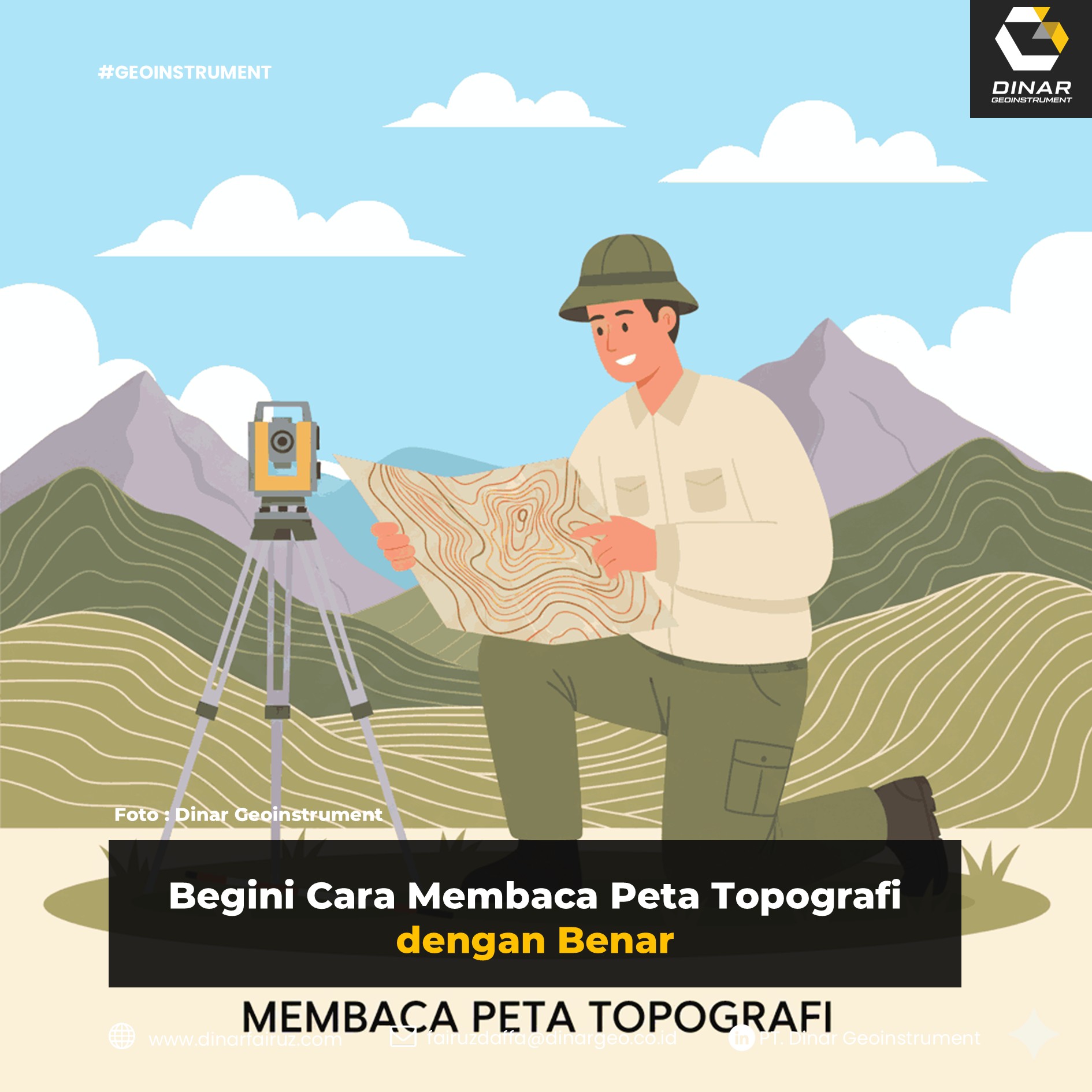 Begini Cara Membaca Peta Topografi dengan Benar Presisi