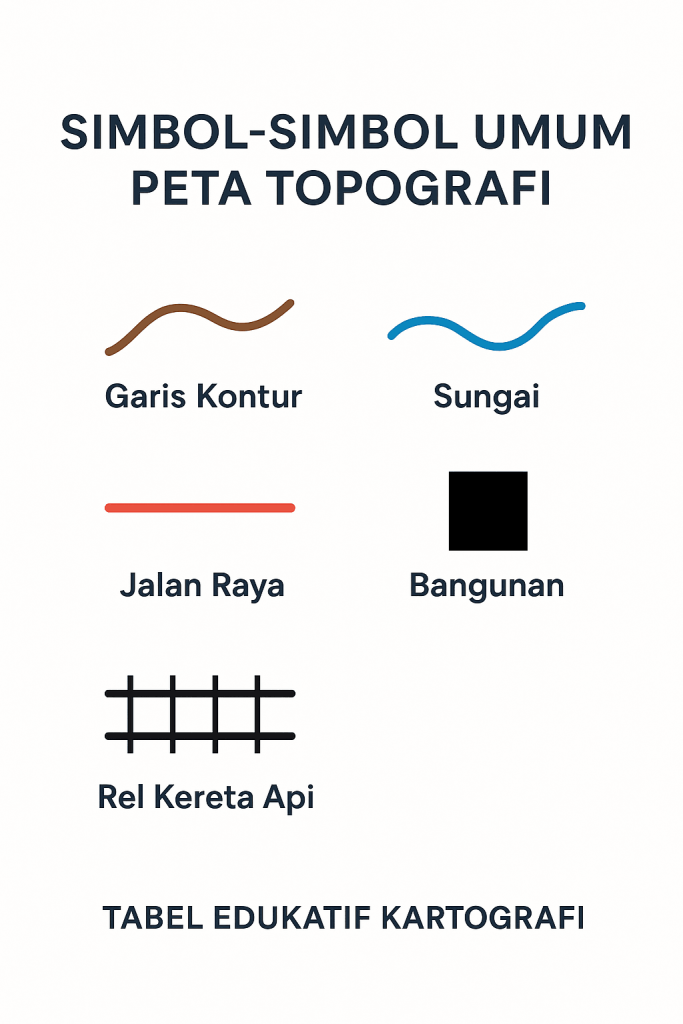 Simbol dalam Peta Topografi