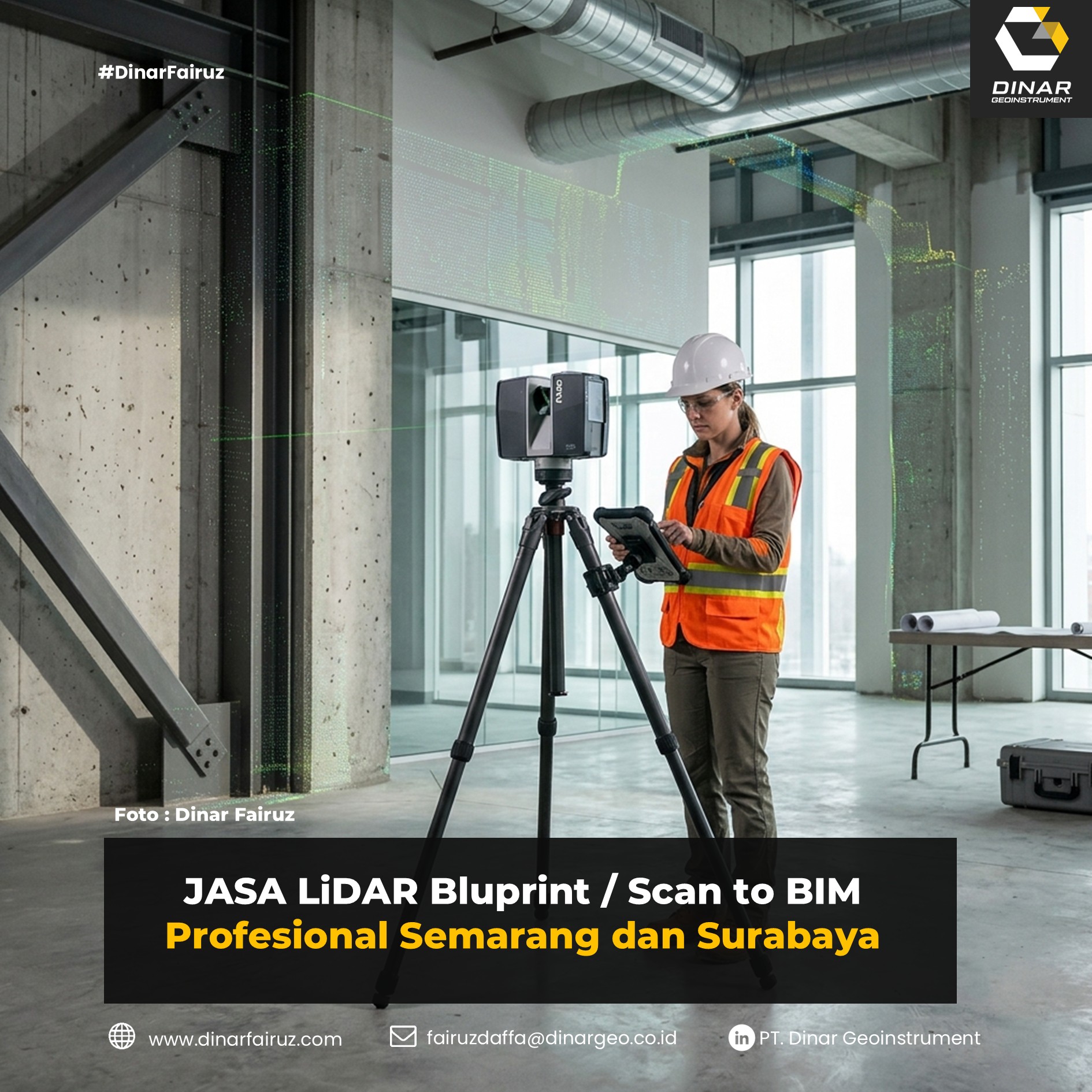 JASA LiDAR Bluprint / Scan to BIM Profesional Semarang dan Surabaya