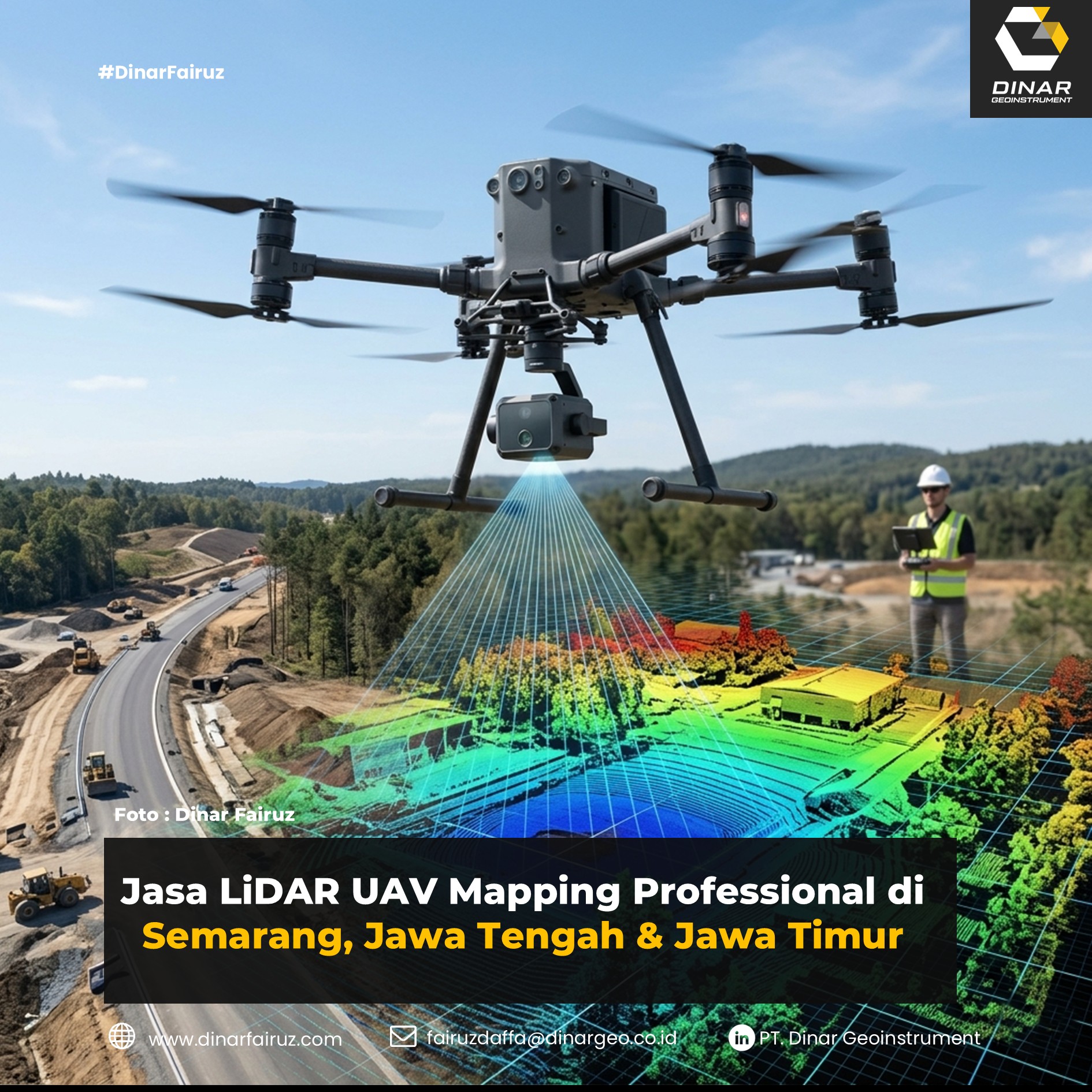 Jasa LiDAR UAV Mapping Professional
