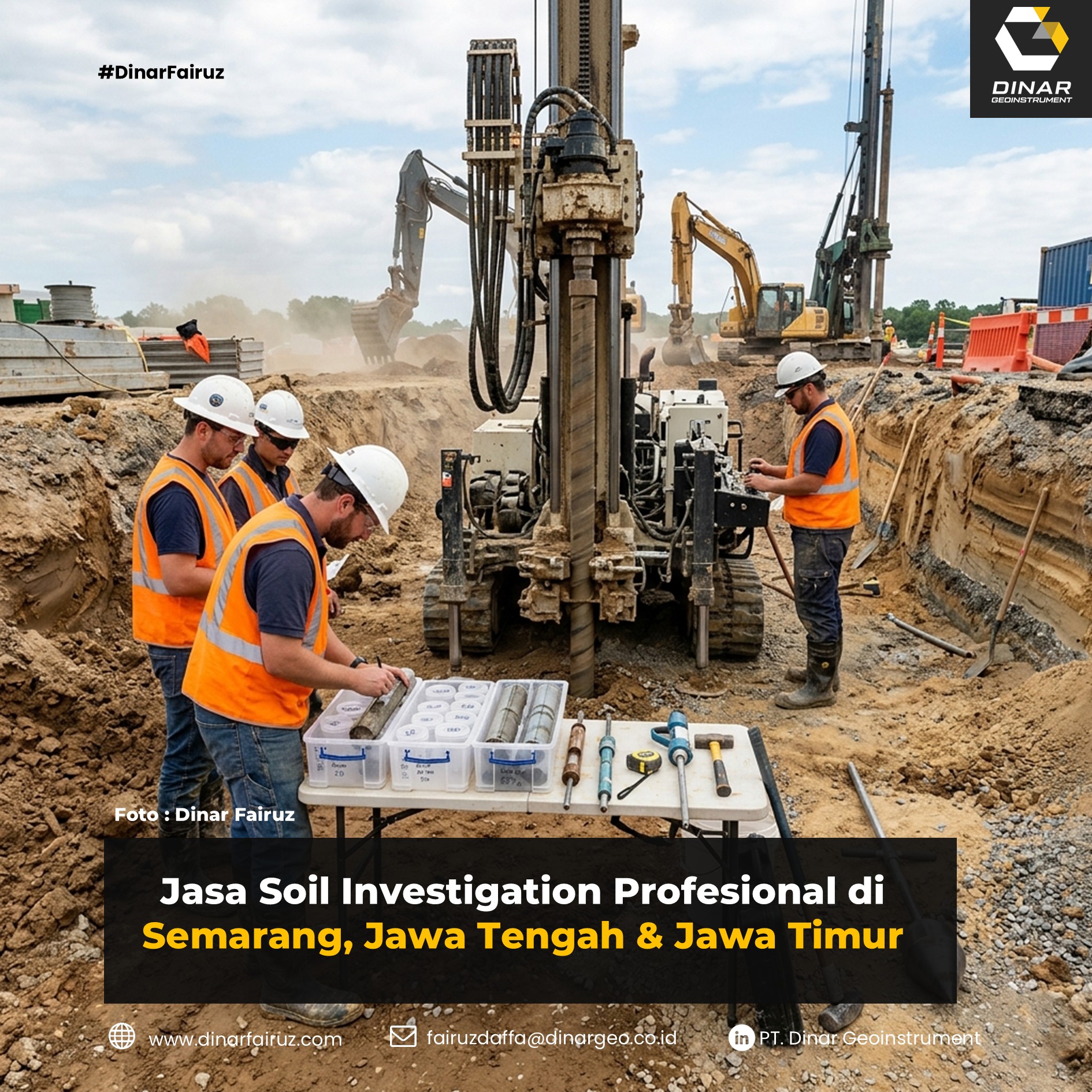 Jasa Soil Investigation Profesional di Semarang, Jawa Tengah & Jawa Timur