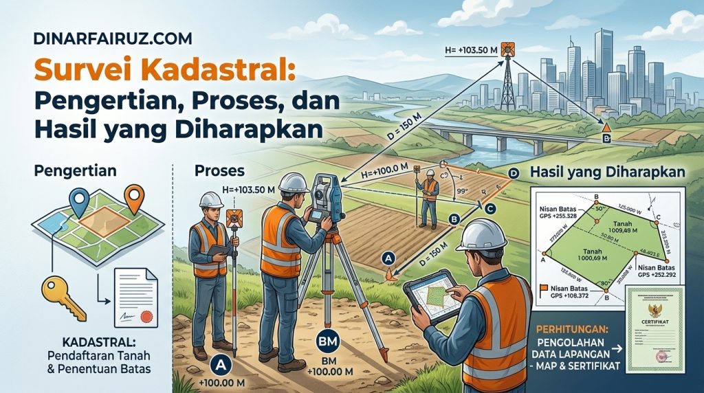 Survei Kadastral: Pengertian, Proses, dan Hasil yang Diharapkan