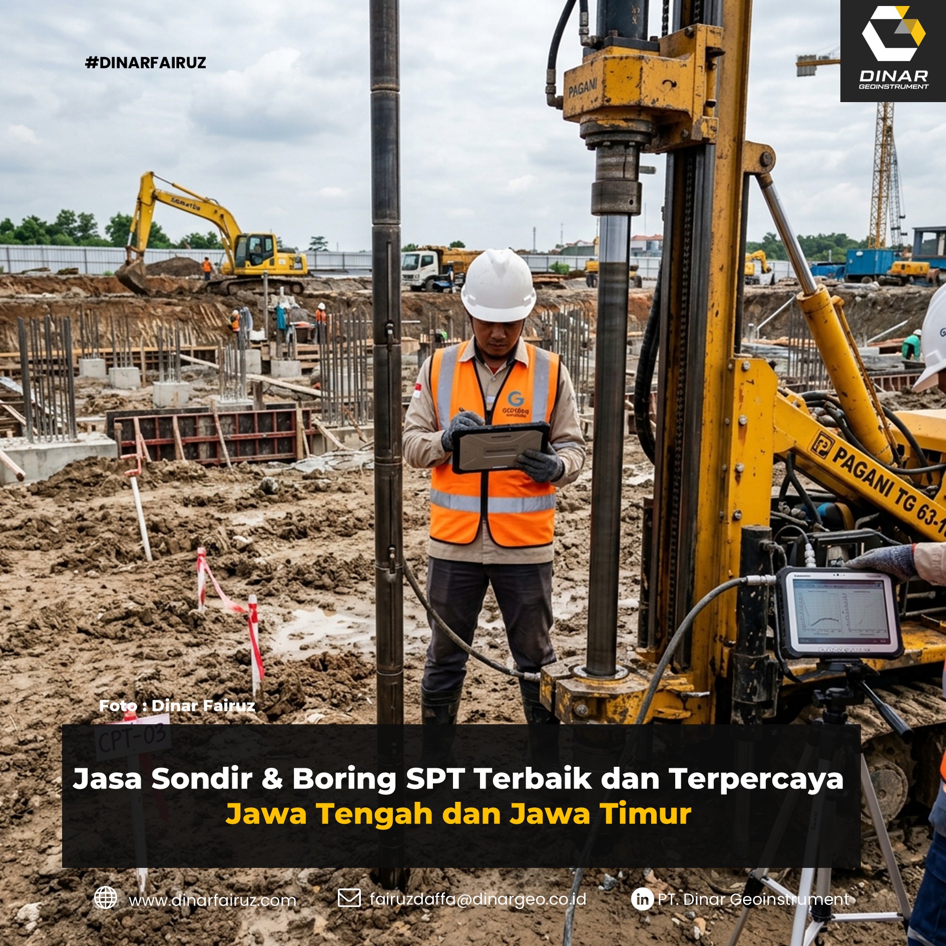 Jasa Sondir Boring SPT Jawa Tengah da Jawa TImur