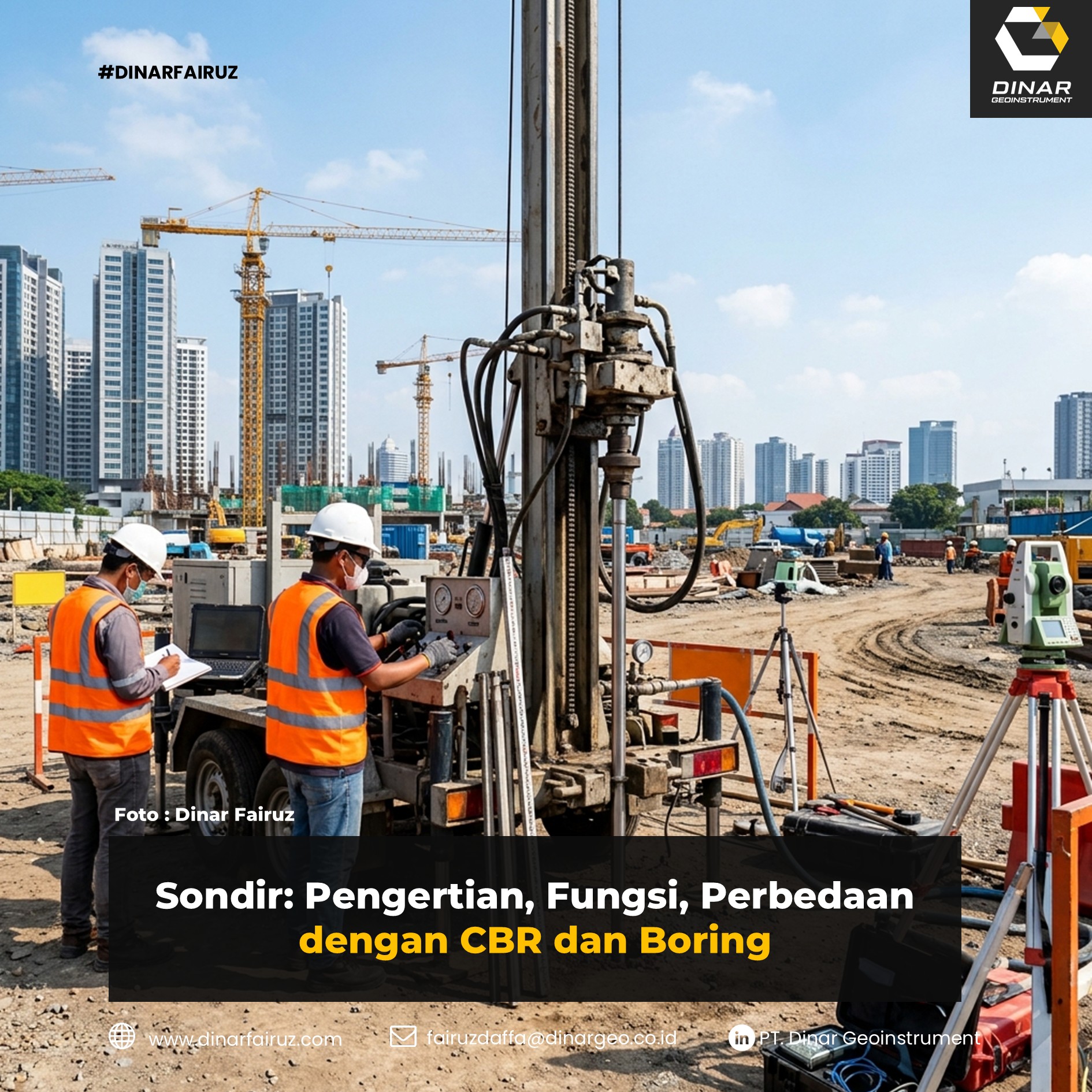 Sondir: Pengertian, Fungsi, Perbedaan dengan CBR dan Boring